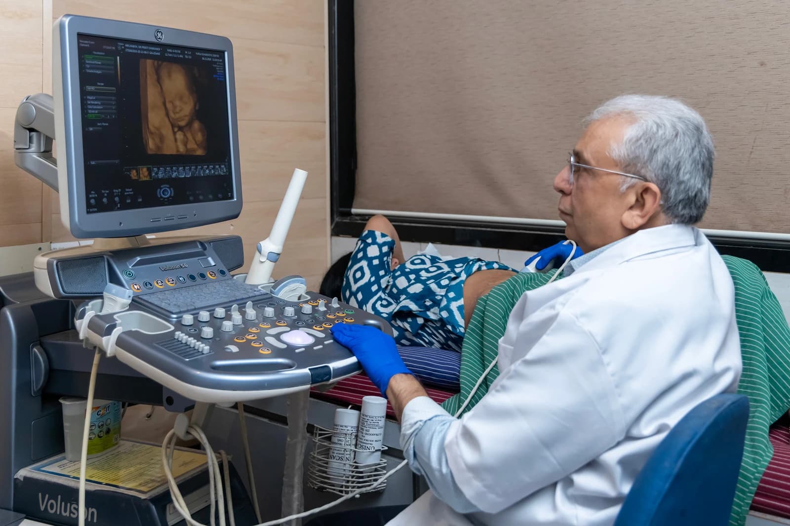 Ultrasound Voluson S6 machine at Kurla Diagnostic Centre